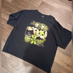 Black Graphic Tee with Bold Design